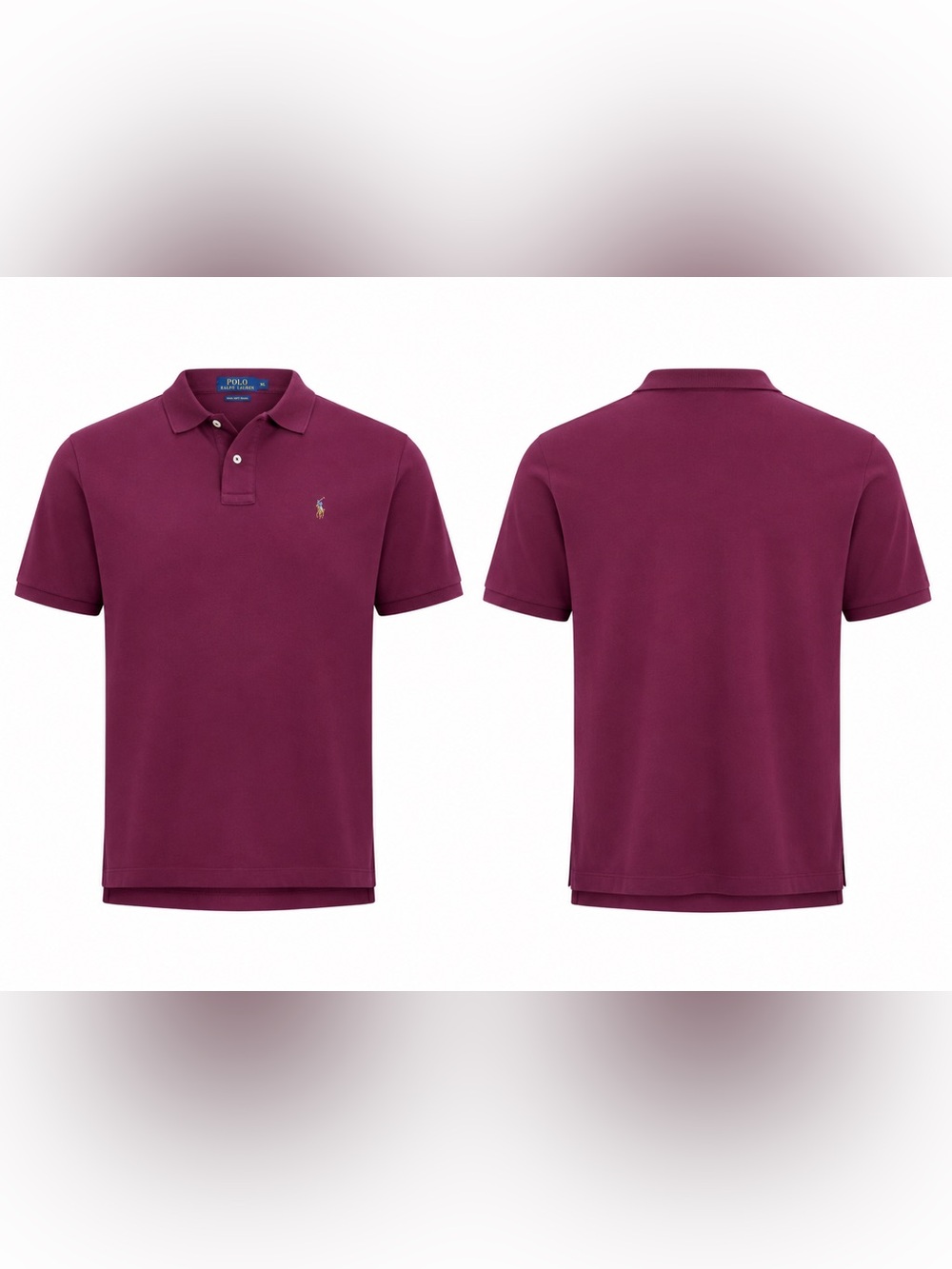 Polo Ralph Lauren Men’s XL Pima Soft Touch Burgundy Short Sleeve Polo Shirt